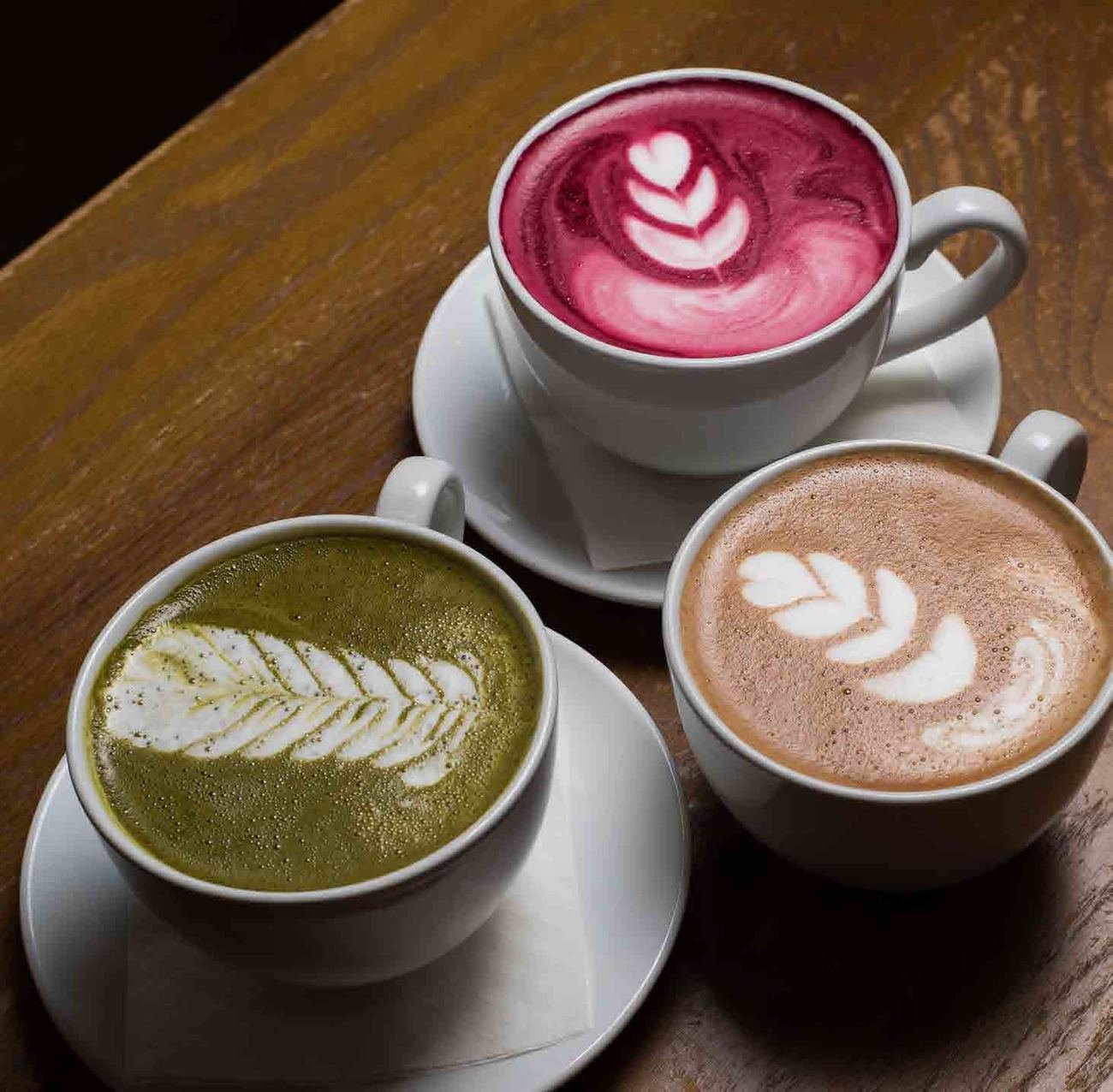 Lattes at Dottie Audrey’s Bakery Kitchen
