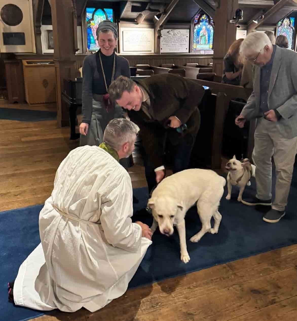 Inside St. Mary’s Episcopal Church, Tuxedo Park