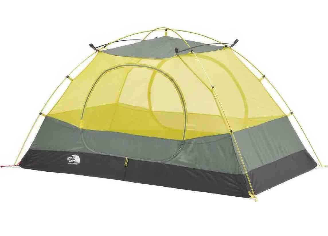 A two-person backpacking tent